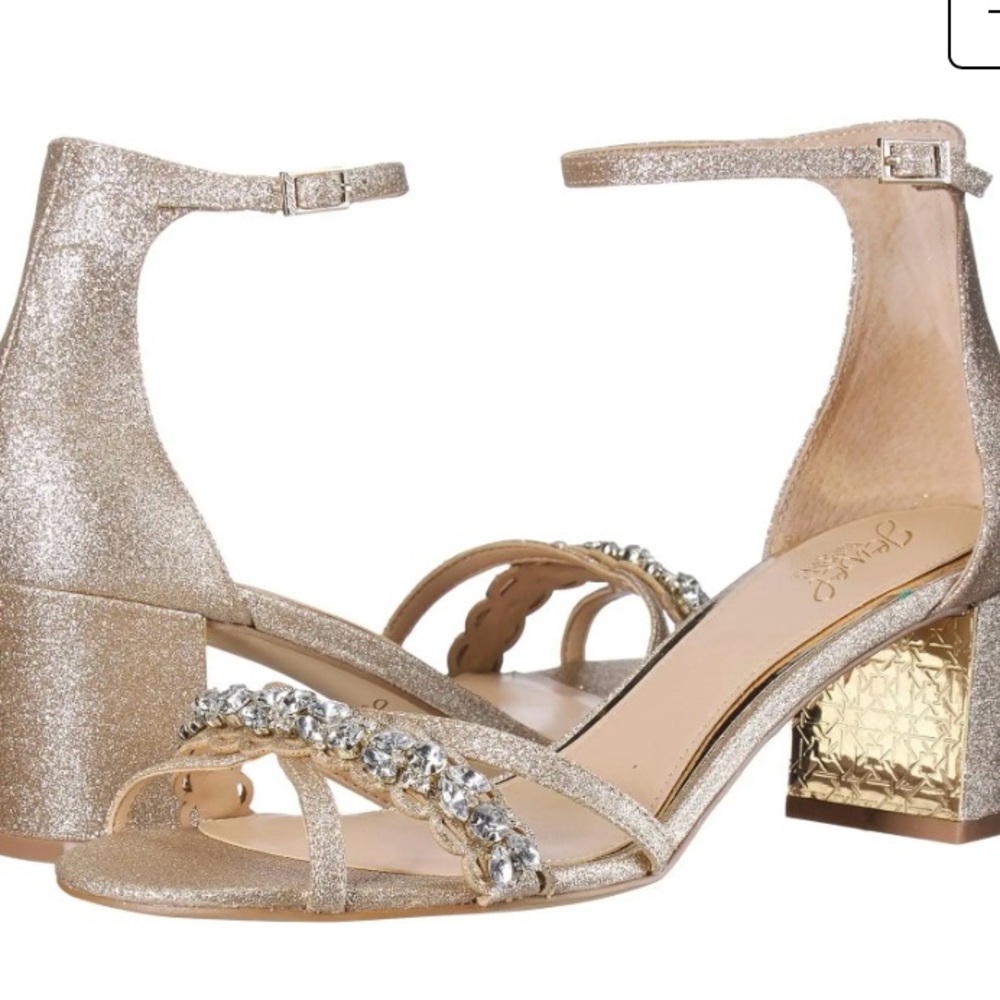 Jewel by Badgley Mischka Giona Embellished Evening Shoe, Size 8